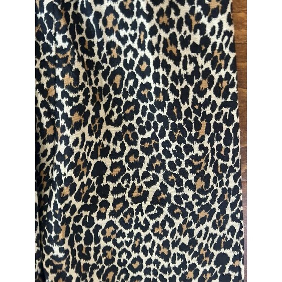 J.Crew Women's Winnie Pant Leopard Print Slim Ankle Length Pants Size 00 - Picture 3 of 8
